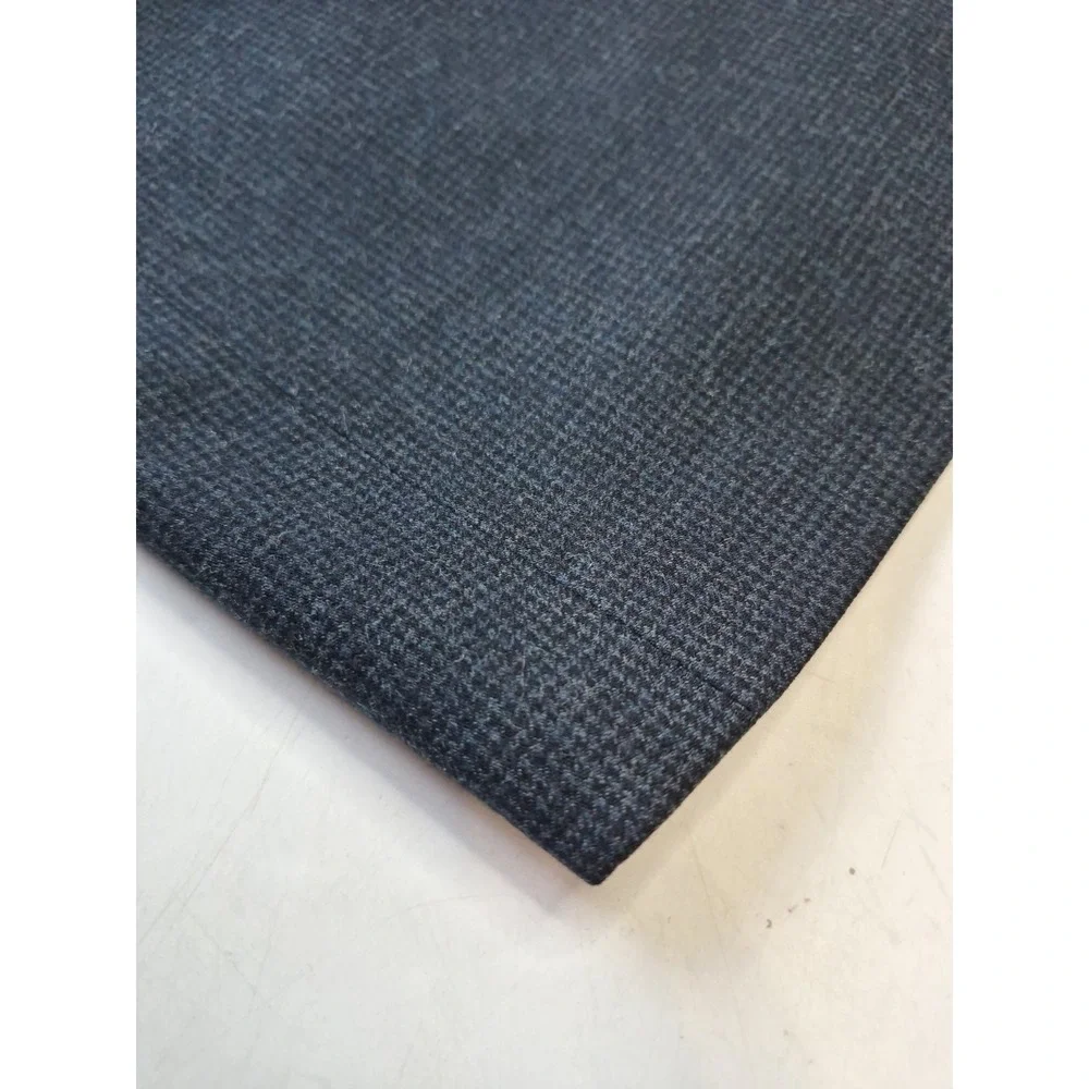 Evan Picone Mens Wool Sports Coat 40L Blue Houndstooth Vintage USA Blazer